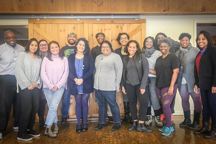 Members of a Jewvnation cohort