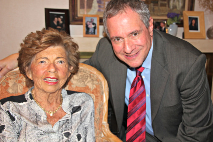 Helaine Heller and Paul Reichenbach pose together