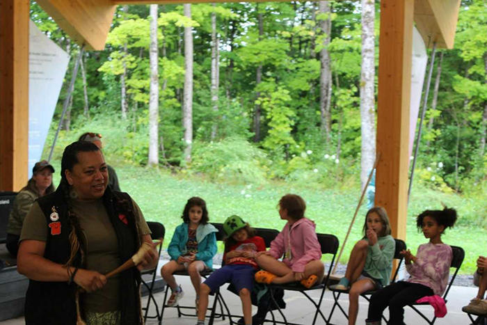 an image of a group of campers at URJ Camp George