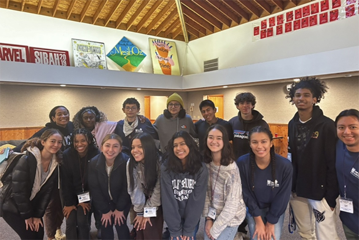Photo of a group of diverse people at the Teen Jews of Color Fellowship 