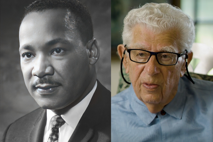 Martin Luther King Jr and Rabbi Dick Hirsch