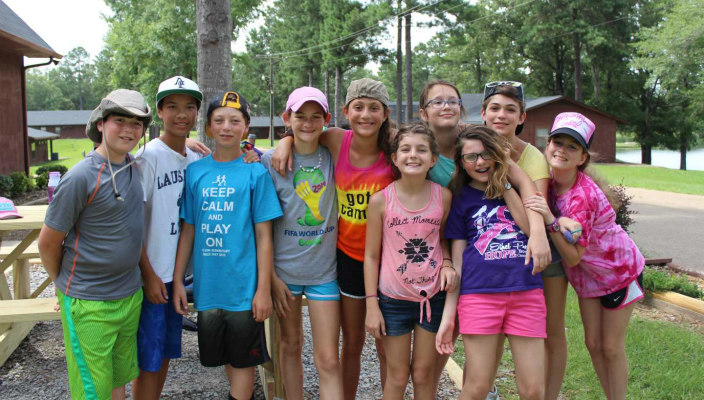 Campers at URJ Jacobs Camp