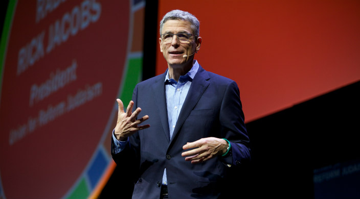 Rabbi Rick Jacobs at the URJ Biennial in 2017