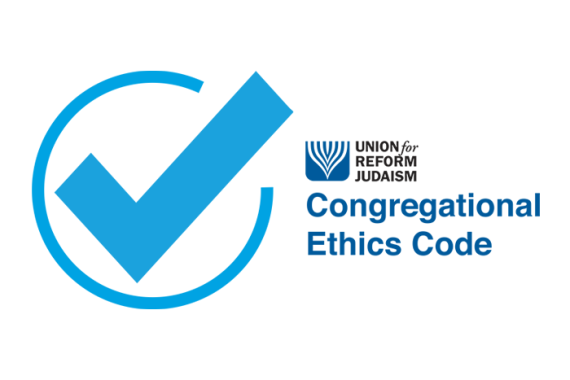 URJ logo and the words Congregational Ethics Code