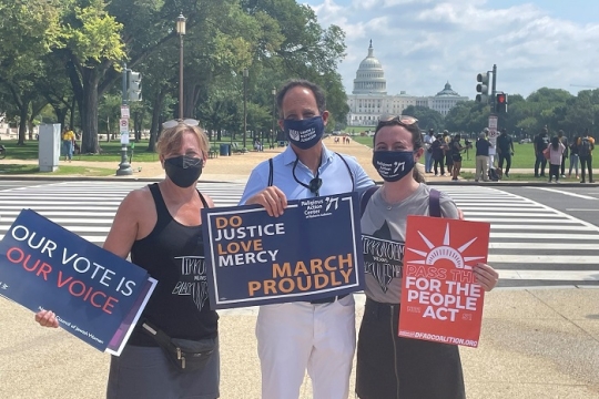 jonah at rally in washington dc