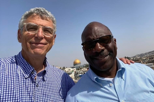 Rabbi Rick Jacobs and Fred Davie