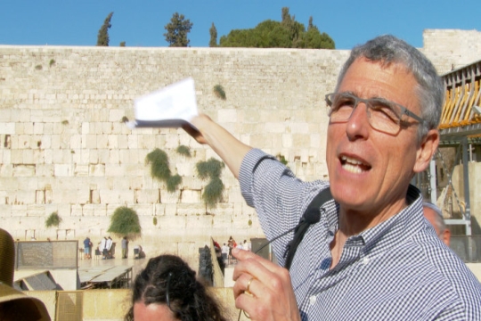 Rabbi Rick Jacobs at the Kotel (Western Wall)