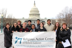 teens at URJ Social Justice program in Washington DC