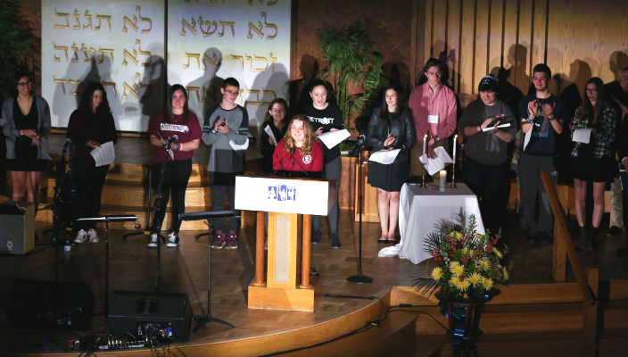 Teens take the bimah